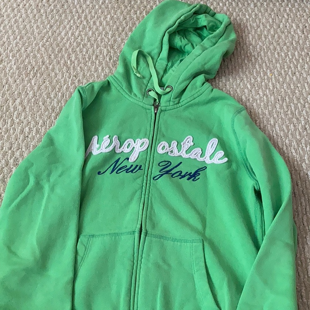Aeropostale New York green jacket.